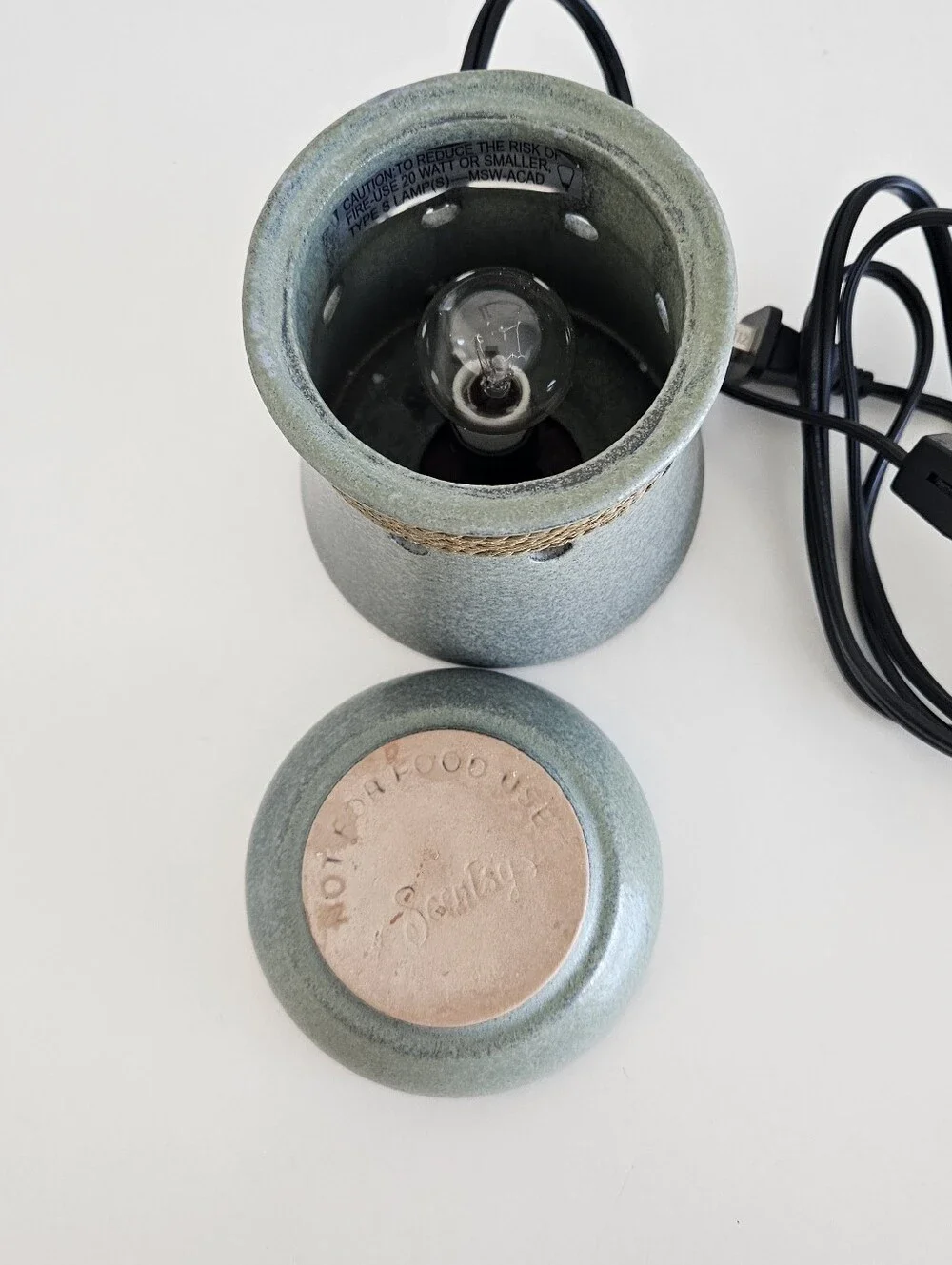 Scentsy | Acadia In Box Wax Warmer Plug In Home Room Ceramic Rustic MSW-ACAD
